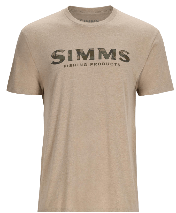 Load image into Gallery viewer, SIMMS SHIRTS/HOODIES Olive- Oatmeal / Medium Simms Logo T-Shirt
