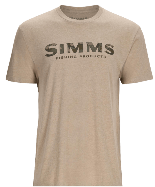 SIMMS SHIRTS/HOODIES Olive- Oatmeal / Medium Simms Logo T-Shirt