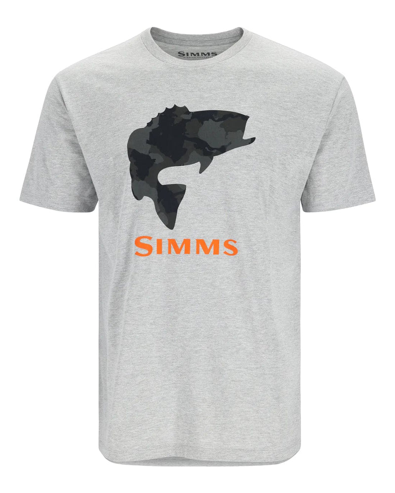 Load image into Gallery viewer, SIMMS SUN WEAR Grey Heather / Medium Simms Bass Fill T-Shirt
