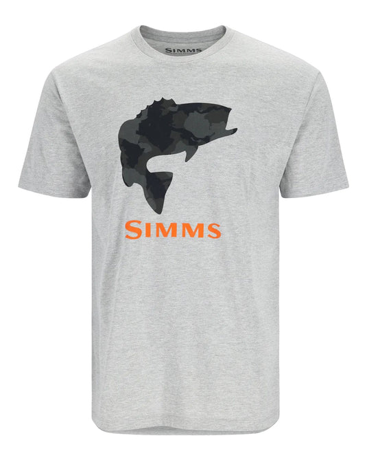 SIMMS SUN WEAR Grey Heather / Medium Simms Bass Fill T-Shirt