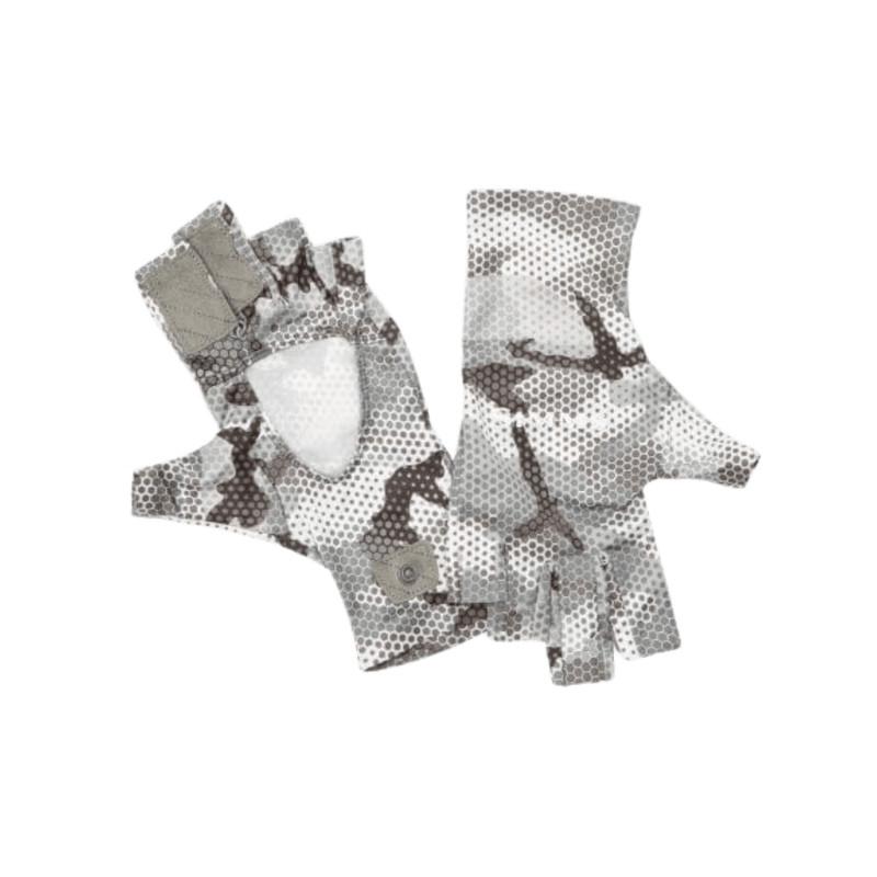 Load image into Gallery viewer, SIMMS SUN WEAR Hex Flo Camo Steel / Medium Simms Solarflex Sun Gloves
