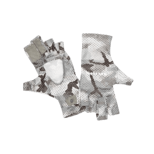 SIMMS SUN WEAR Hex Flo Camo Steel / Medium Simms Solarflex Sun Gloves