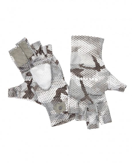 Load image into Gallery viewer, SIMMS SUN WEAR Hex Flow Camo Steel / Medium Simms Solarflex Sun Gloves
