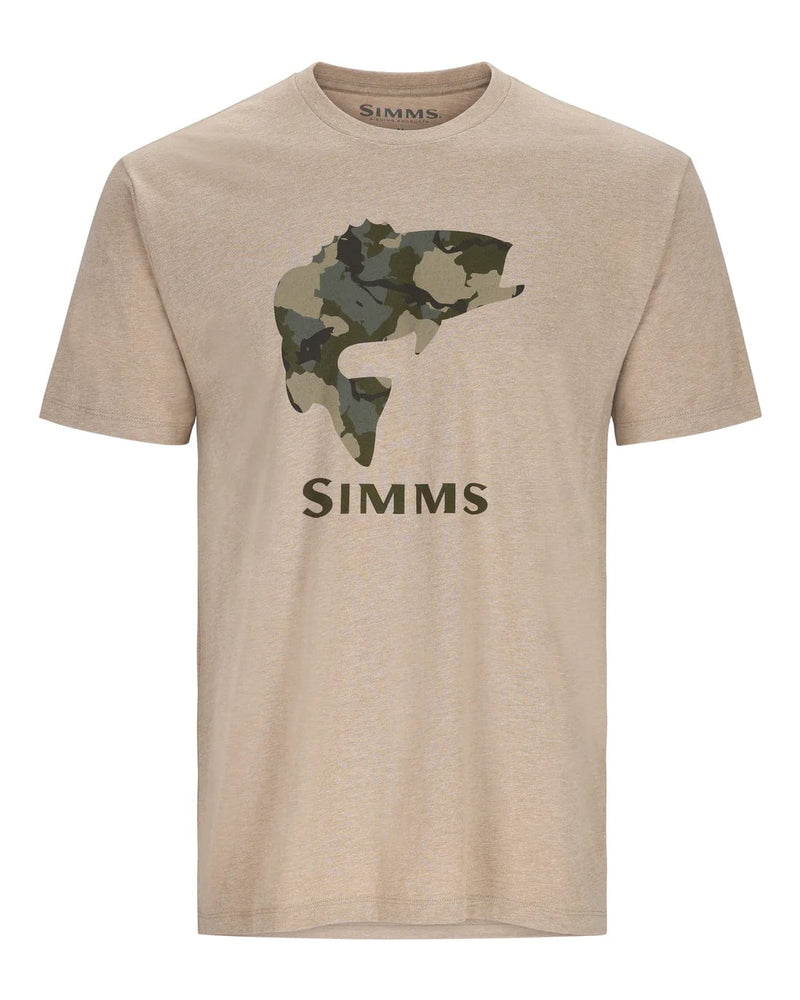 Load image into Gallery viewer, SIMMS SUN WEAR Oatmeal Heather / Medium Simms Bass Fill T-Shirt
