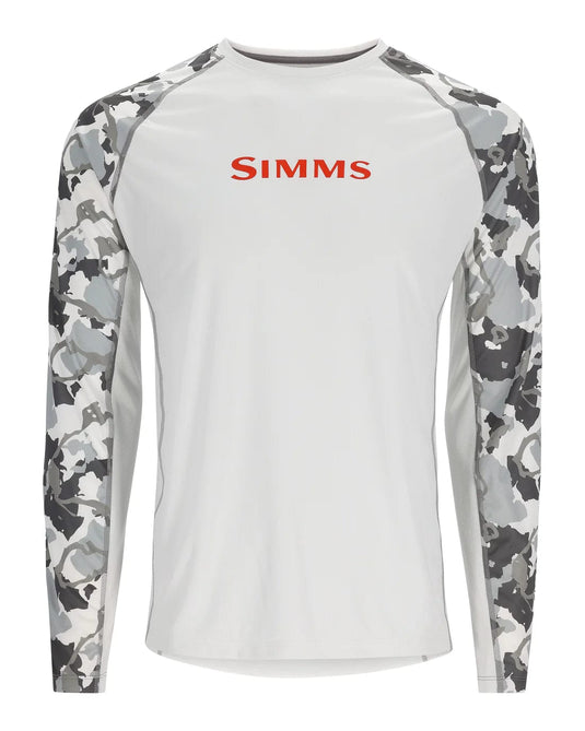 SIMMS Solarflex Solids Men's UPF Fishing Long Sleeve T-Shirt