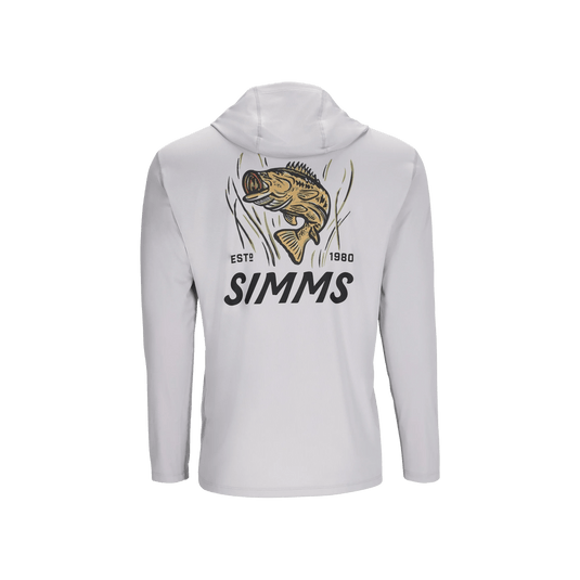 SIMMS SUN WEAR Sterling Bass / Small Simms Men's Tech Hoody - Artist Series