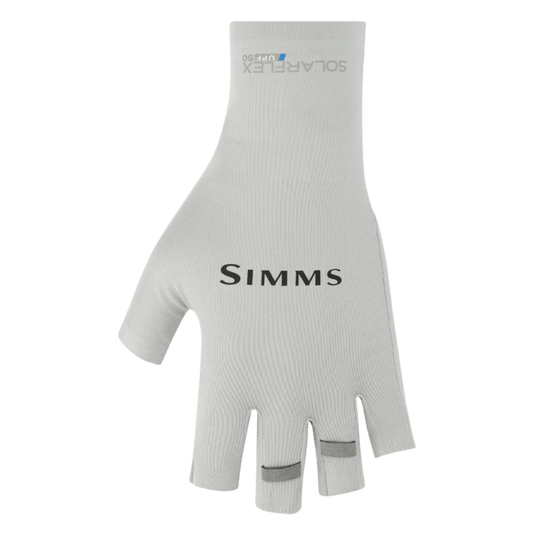SIMMS SUN WEAR Sterling / Medium Simms Solarflex Half Finger Sun Gloves