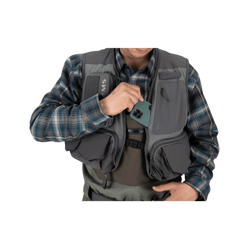 Load image into Gallery viewer, SIMMS VESTS Pewter / Extra Large Simms Men&#39;s Freestone Fishing Vest
