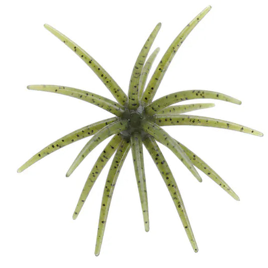 SKINNY BEAR URCHIN / DICE BAITS 10MM / Watermelon Green Pumpkin Skinny Bear Tackle Shake 'Em Up Urchin Bait
