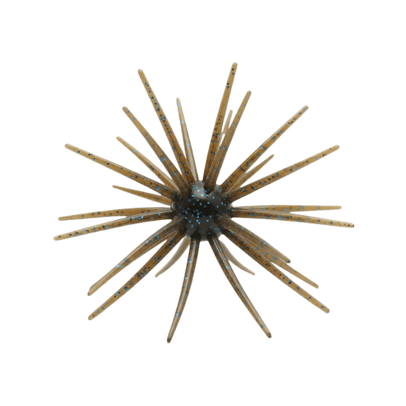 Load image into Gallery viewer, SKINNY BEAR URCHIN / DICE BAITS 14MM / Green Pumpkin Oil Skinny Bear Tackle Shake 'Em Up Urchin Bait
