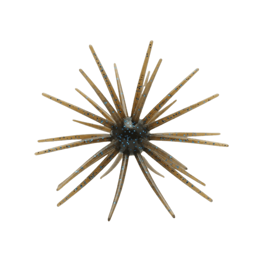 SKINNY BEAR URCHIN / DICE BAITS 14MM / Green Pumpkin Oil Skinny Bear Tackle Shake 'Em Up Urchin Bait