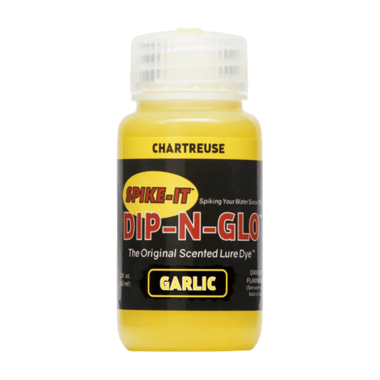 SPIKE IT SCENTS 2 OZ / Chartreuse Garlic Spike-It Dip-N-Glo Dye