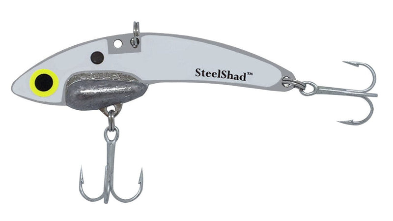 Load image into Gallery viewer, STEELSHAD BLADE BAIT 1-2 / Glow White Steel Shad Blade Bait
