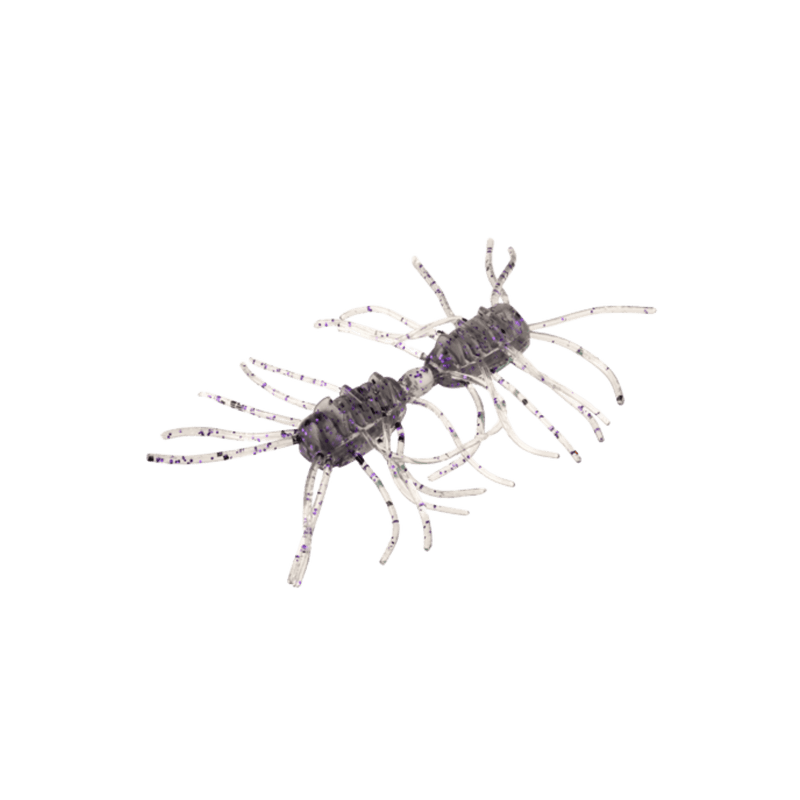 Load image into Gallery viewer, STRIKE KING CRAWS/CREATURE 2" / Smoke Purple Black Flake Strike King Sexy Bug
