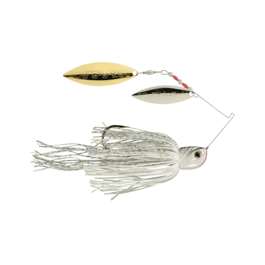 STRIKE KING SPINNERBAIT/BUZZBAIT 1 3-8oz / White Strike King Bottom Dweller Spinnerbait