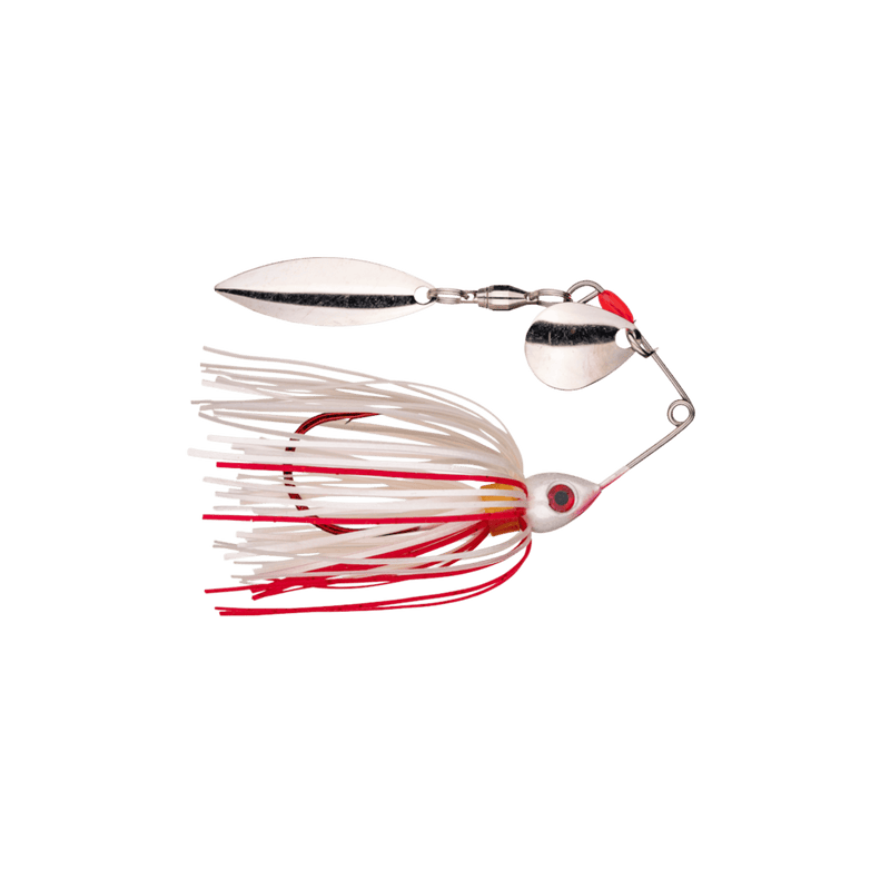 Load image into Gallery viewer, STRIKE KING SPINNERBAIT/BUZZBAIT Bleeding White Strike King Bleeding Bait Mini-King Spinnerbait

