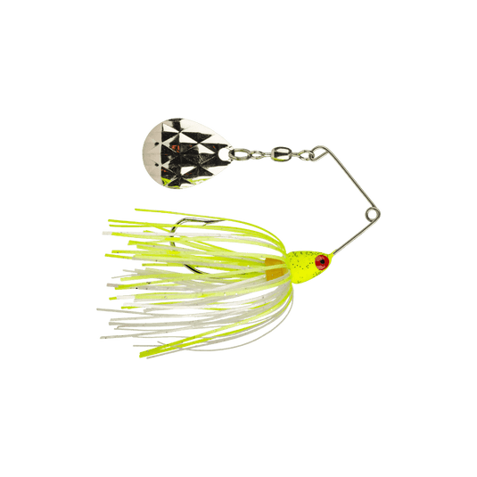 STRIKE KING SPINNERBAIT/BUZZBAIT Chartreuse White Strike King Mini-King Spinnerbait