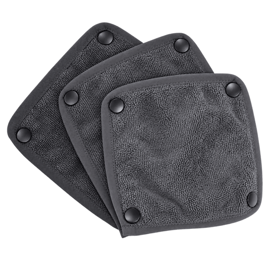 STRIKER ICE FISHING HEAD WEAR / GLOVES Striker Replacement Bib Wipe Towels (Charcoal)