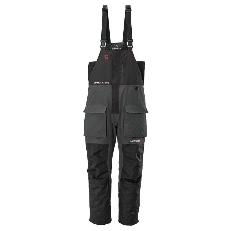 Load image into Gallery viewer, STRIKER ICE FISHING JACKETS / BIBS Small Striker Predator Bibs, Grey
