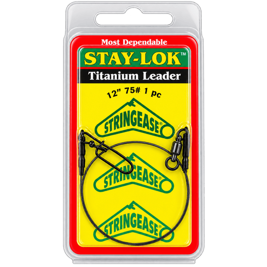 STRINGEASE MUSKY/PIKE Stringease Stay-Lok Titanium Leader