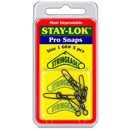 STRINGEASE TERMINAL TACKLE Stringease Stay-Lok Pro Snaps