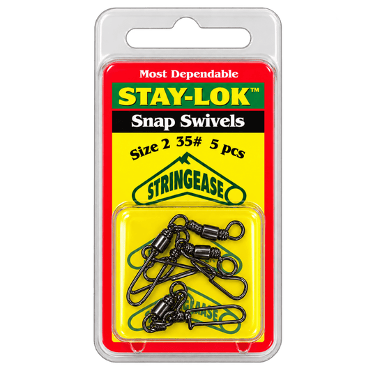 STRINGEASE TERMINAL TACKLE Stringease Stay-Lok Snap Swivel