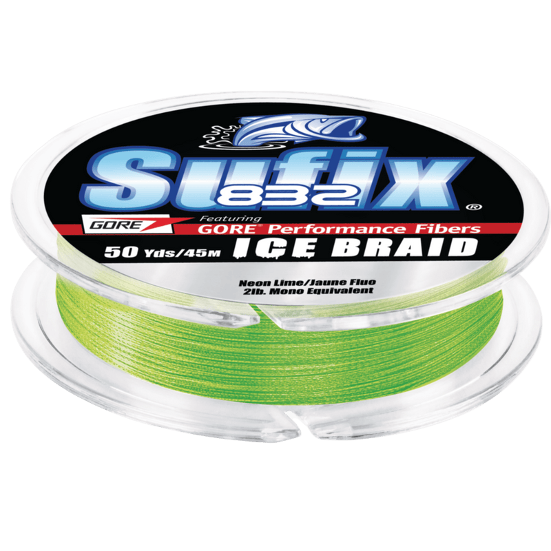 Load image into Gallery viewer, SUFIX ICE FISHING LINE 4LB / Neon Lime Sufix 832 Advanced Ice Braid
