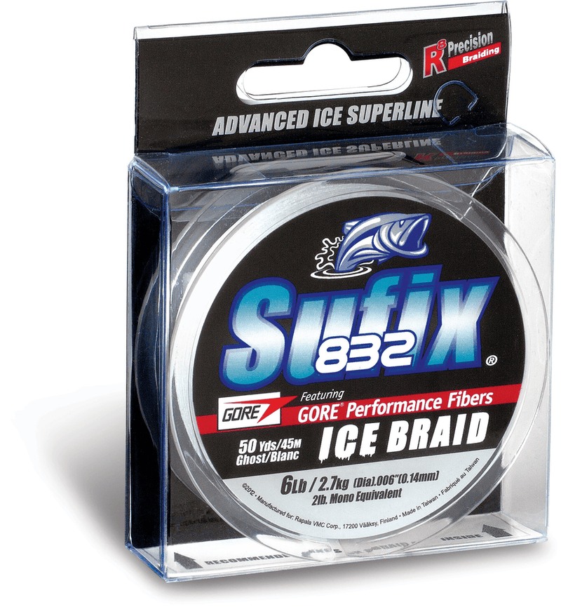 Load image into Gallery viewer, SUFIX ICE FISHING LINE Sufix 832 Ice Braid 50 Yard Spool
