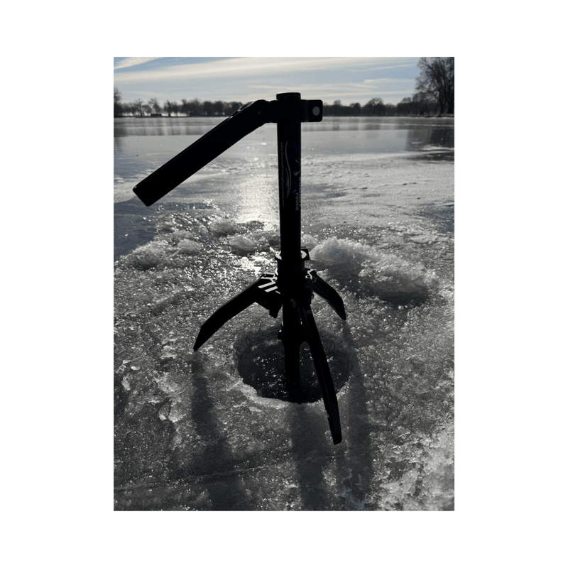 Load image into Gallery viewer, SUMMIT FISHING EQUIPMENT ICE FISHING ELECTRONIC ACCESSORIES 24&quot; - 60&quot; Summit FFS Carbon Fiber Transducer Pole w/Ice Mount Combo
