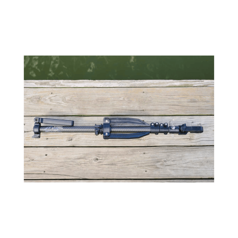 Load image into Gallery viewer, SUMMIT FISHING EQUIPMENT ICE FISHING ELECTRONIC ACCESSORIES 24&quot; - 60&quot; Summit FFS Carbon Fiber Transducer Pole w/Ice Mount Combo
