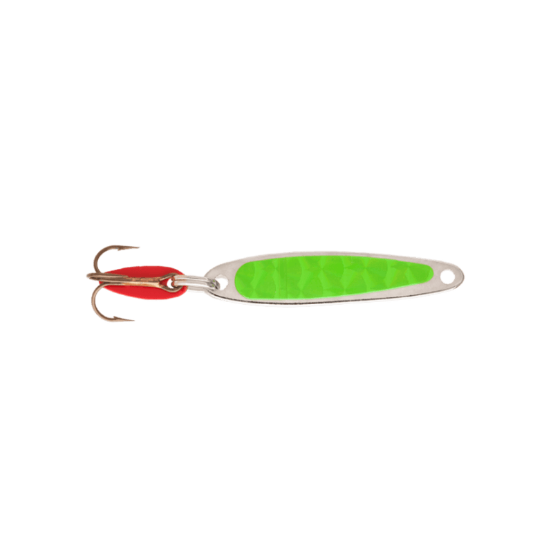 Load image into Gallery viewer, SWEDISH PIMPLE ICE SPOONS 2 Prism Chartreuse Swedish Pimple Spoons (Special Purchase)
