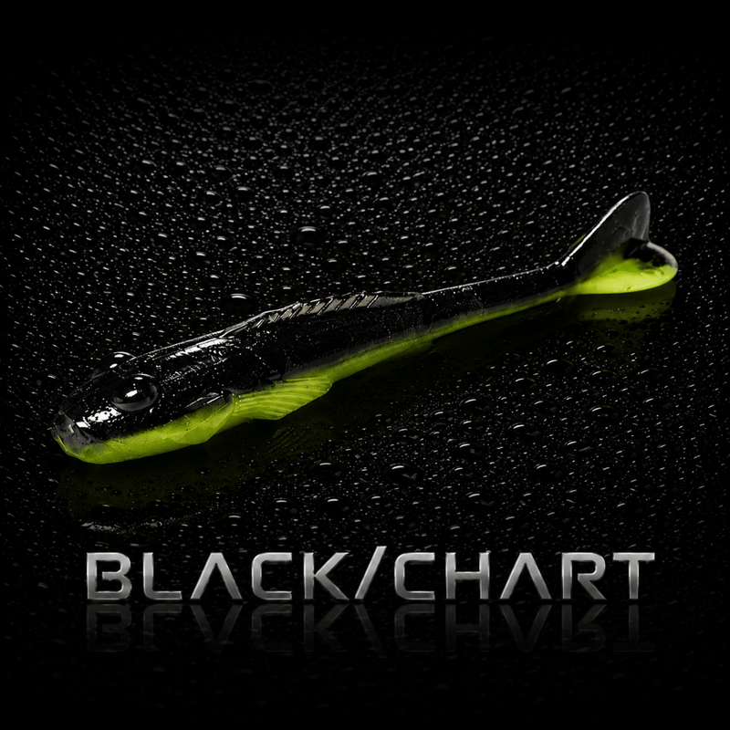 Load image into Gallery viewer, TACT FISH GEAR PANFISH 2.25" / Black-Chartreuse Tactical Fishing Gear 2.25" Sniper Goby
