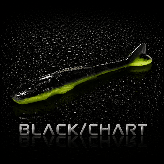 TACT FISH GEAR PANFISH 2.25" / Black-Chartreuse Tactical Fishing Gear 2.25" Sniper Goby