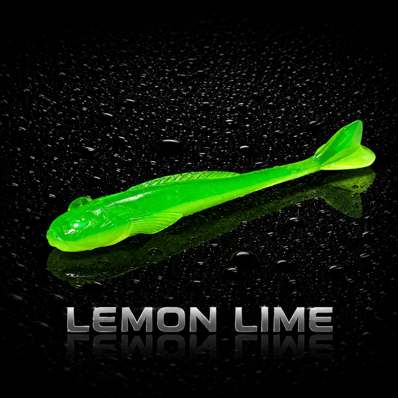 Load image into Gallery viewer, TACT FISH GEAR PANFISH 2.25" / Lemon Lime Tactical Fishing Gear 2.25" Sniper Goby
