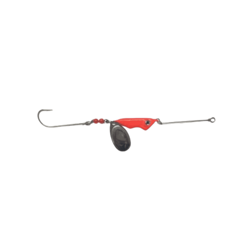 Load image into Gallery viewer, THREE D WORM HARNESS 3-4oz / Fluor. Red Three D Weight Forward Spinner
