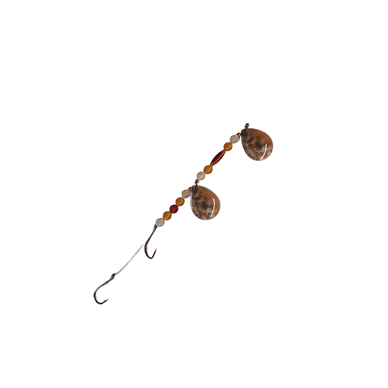 Load image into Gallery viewer, THREE D WORM HARNESS CT5 / Lake Erie Forage Goby (GOBY) Three D Worm Harness Double Blade
