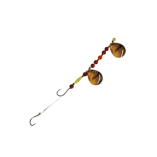 THREE D WORM HARNESS CT5 / Lake Erie Forage Perch (PRCH) Three D Worm Harness Double Blade