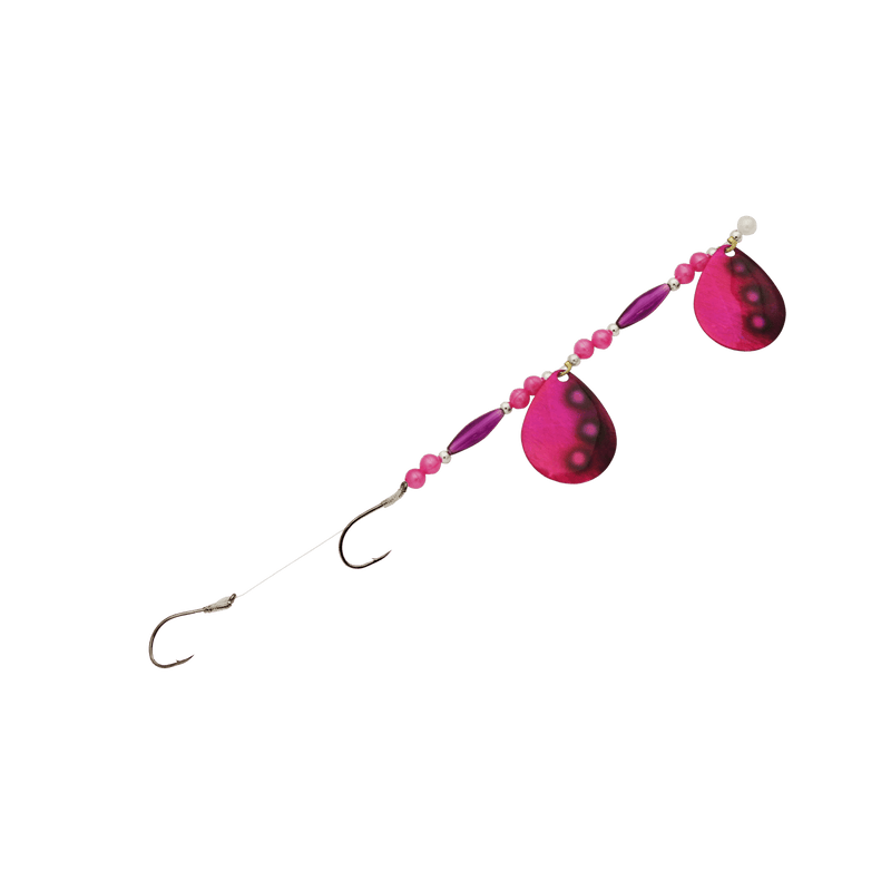 Load image into Gallery viewer, THREE D WORM HARNESS CT5 / Nuclear Purple (NUPP) Three D Worm Harness Double Blade
