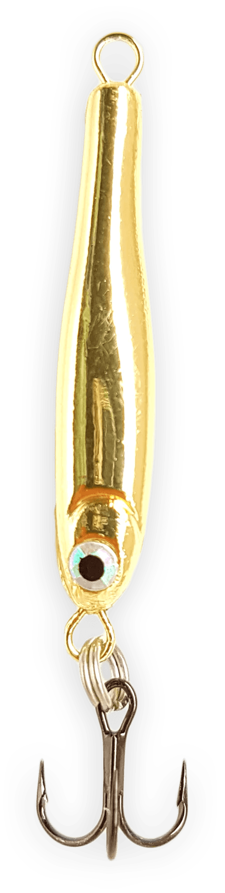 thumbnail image 2 of Thundermist Lure Stingnose Jigging Spoon - 1/16 Oz Chrome For Panfish & Gamefish 2 of 12