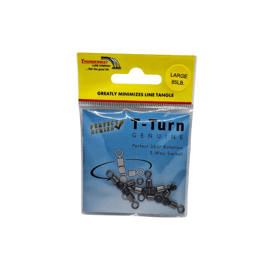 THUNDERMIST TERMINAL TACKLE Large Thundermist T-Turn 3-Way Swivel