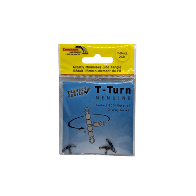 THUNDERMIST TERMINAL TACKLE X-Small Thundermist T-Turn 3-Way Swivel