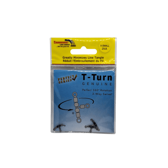THUNDERMIST TERMINAL TACKLE X-Small Thundermist T-Turn 3-Way Swivel