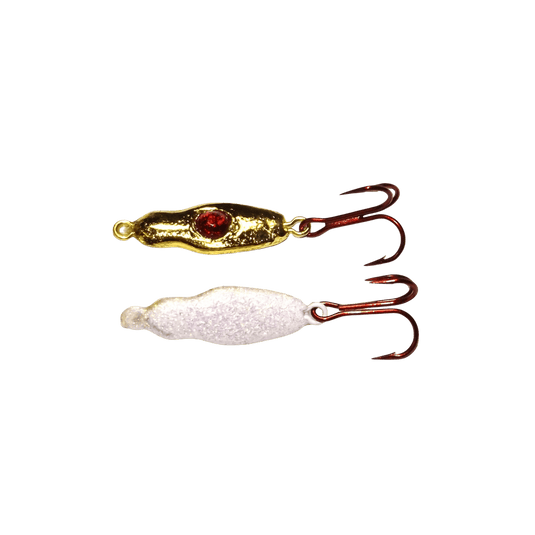 TOM'S TACKLE ALL ICE Gold/White Glitter Tom's Tackle Jiggin' Gem