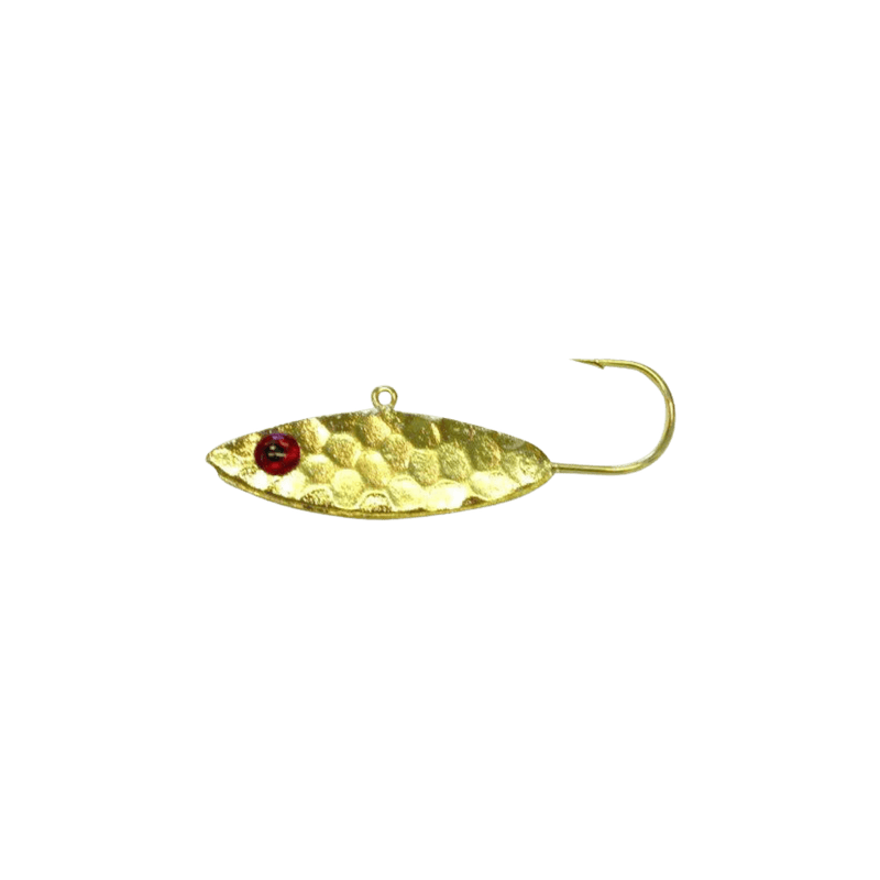 Load image into Gallery viewer, TOM'S TACKLE ICE JIGS Gold Tom's Tackle Shiner Minnow 1/4oz
