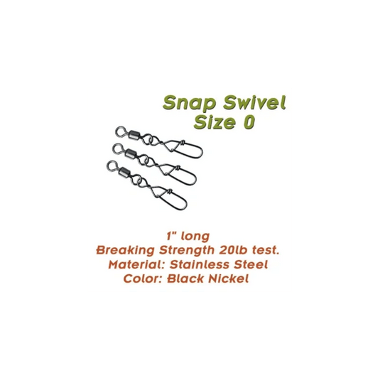 TORPEDO DIVER TERMINAL TACKLE Torpedo Snap Swivel 