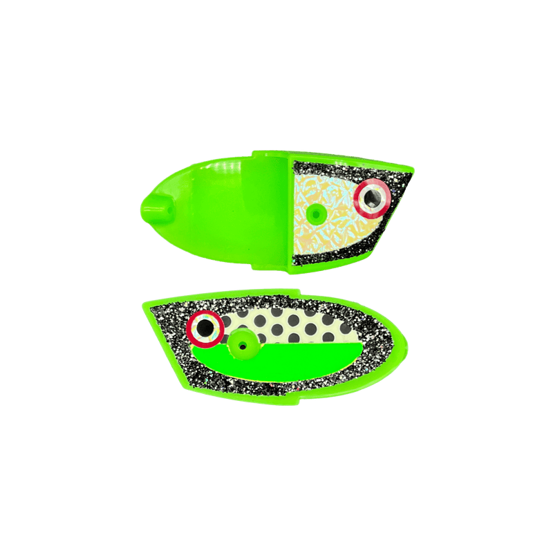 Load image into Gallery viewer, TRIPLE THREAT BAIT HEADS Glow Dot Triple Threat Bait Heads
