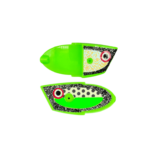 TRIPLE THREAT BAIT HEADS Glow Dot Triple Threat Bait Heads