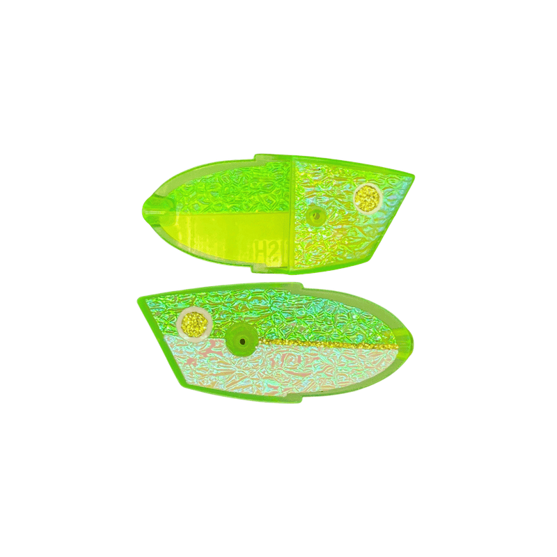 Load image into Gallery viewer, TRIPLE THREAT BAIT HEADS Lime Ricky Triple Threat Bait Heads

