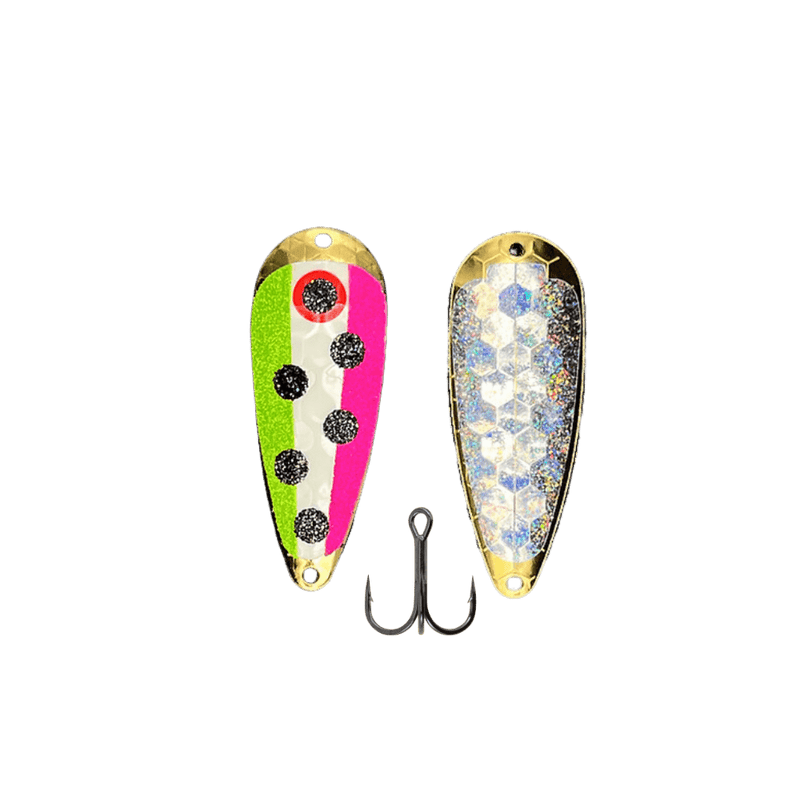 Load image into Gallery viewer, TRIPLE THREAT CASTING SPOONS Neon Watermelon Triple Threat Hyper Casting Spoon
