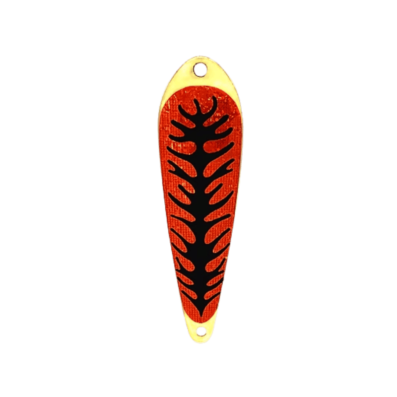 Load image into Gallery viewer, TRIPLE THREAT TROLLING SPOONS Jack'O Lantern Triple Threat Standard Spoon 4"
